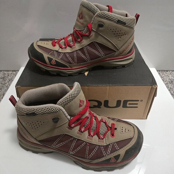 Monolith Mid WP Hiking Boots - Brindle/Chili Pepper Size 8.5 - Picture 1 of 5